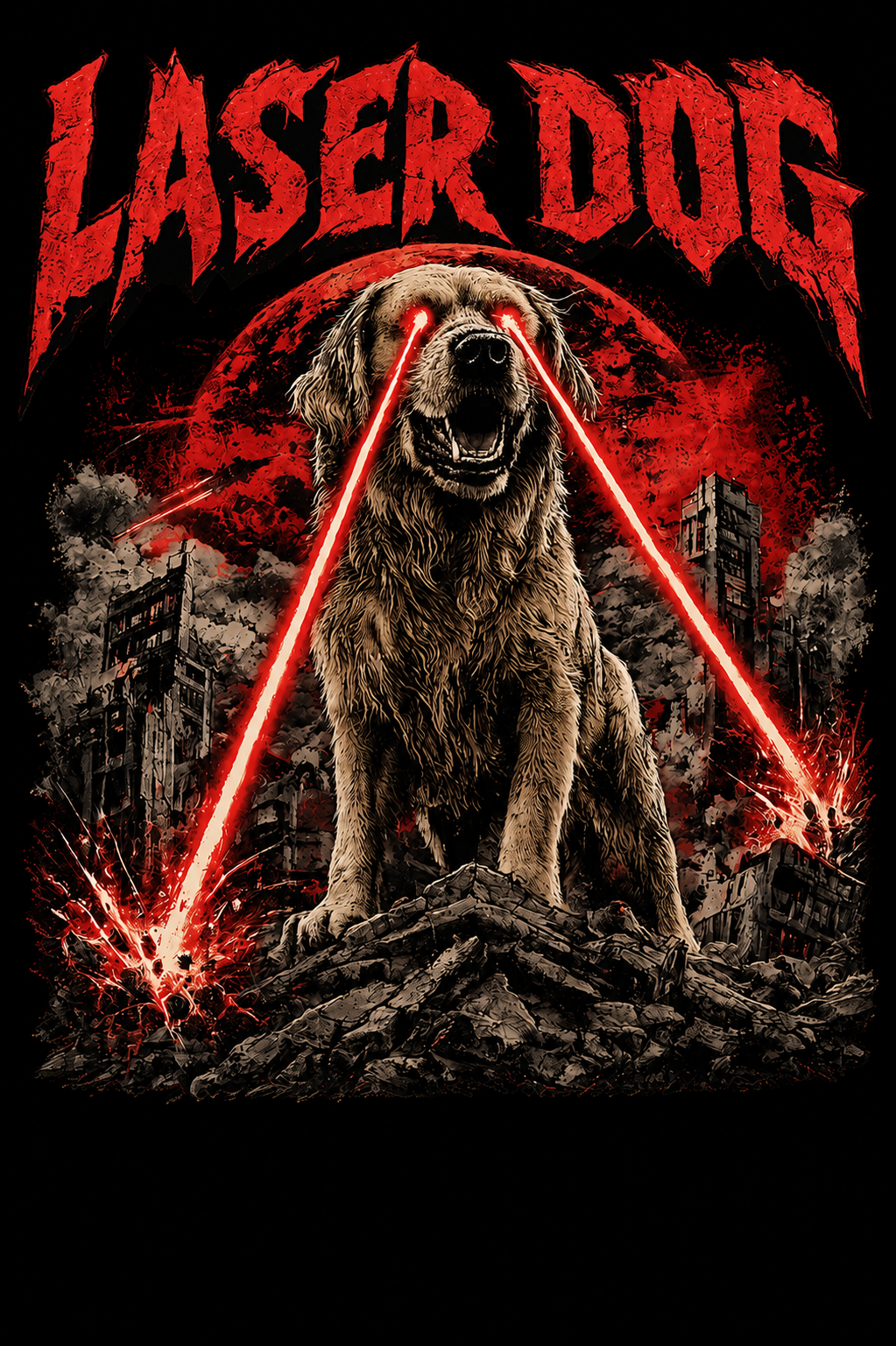 "Laser Dog" Unisex T-Shirt