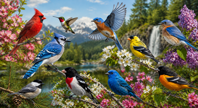Nature's Chorus: Songbirds of North America 20oz Skinny Tumbler