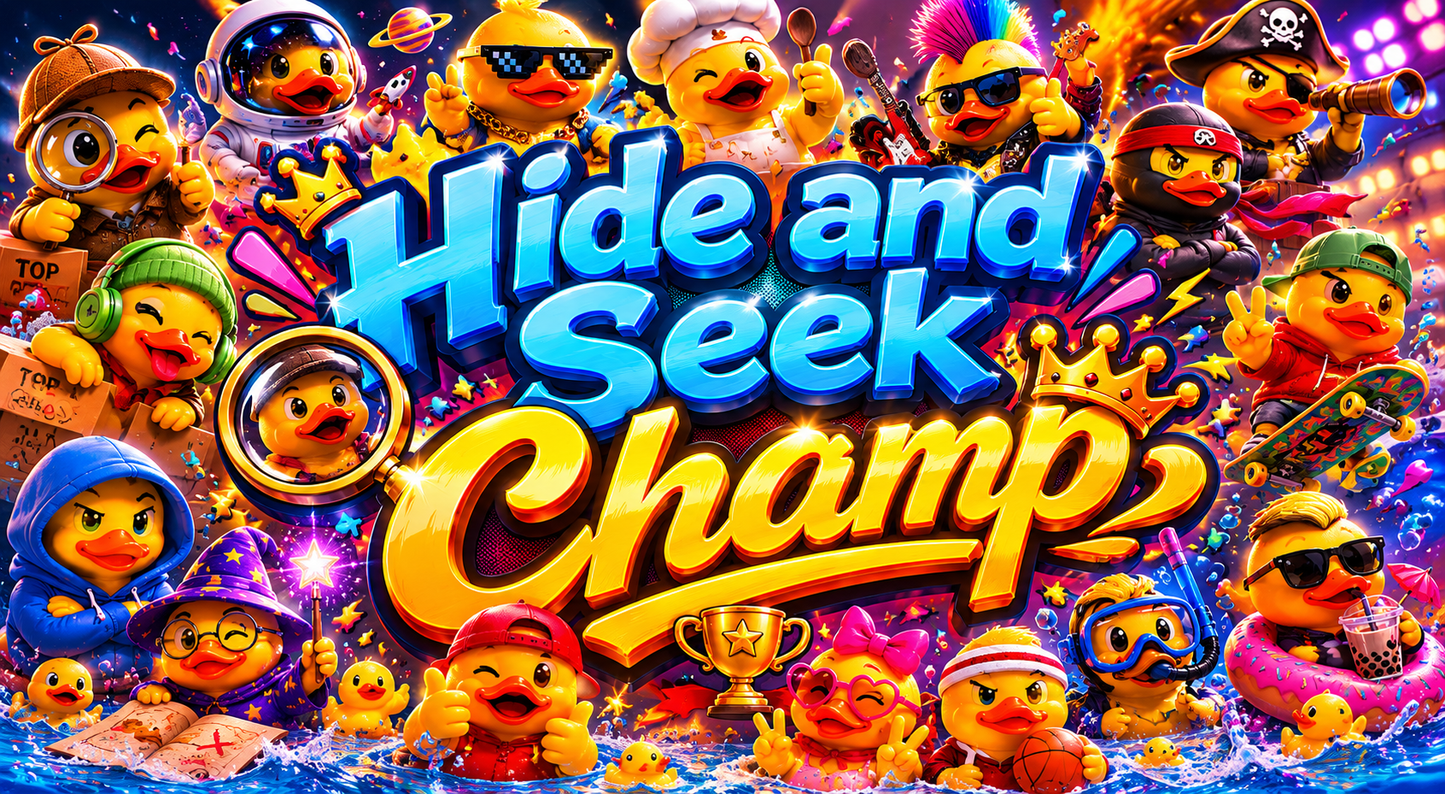 Hide and Seek Champ: Ultimate Cruising Duck 20oz Skinny Tumbler
