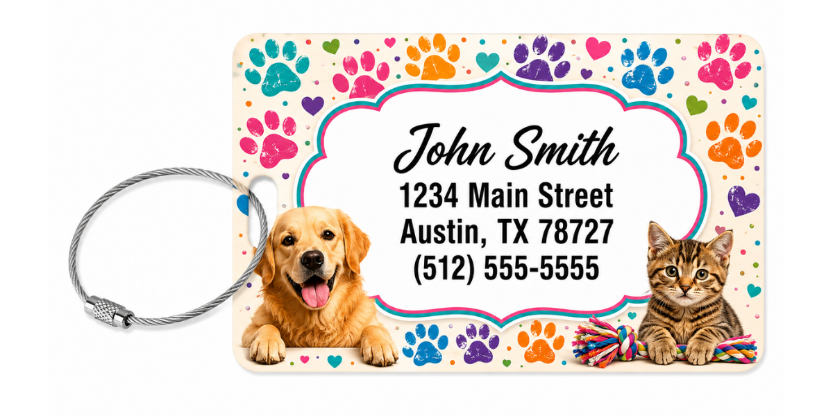 Pet Lover Customized Luggage Tag product image - Luggagetags Lover Customized
