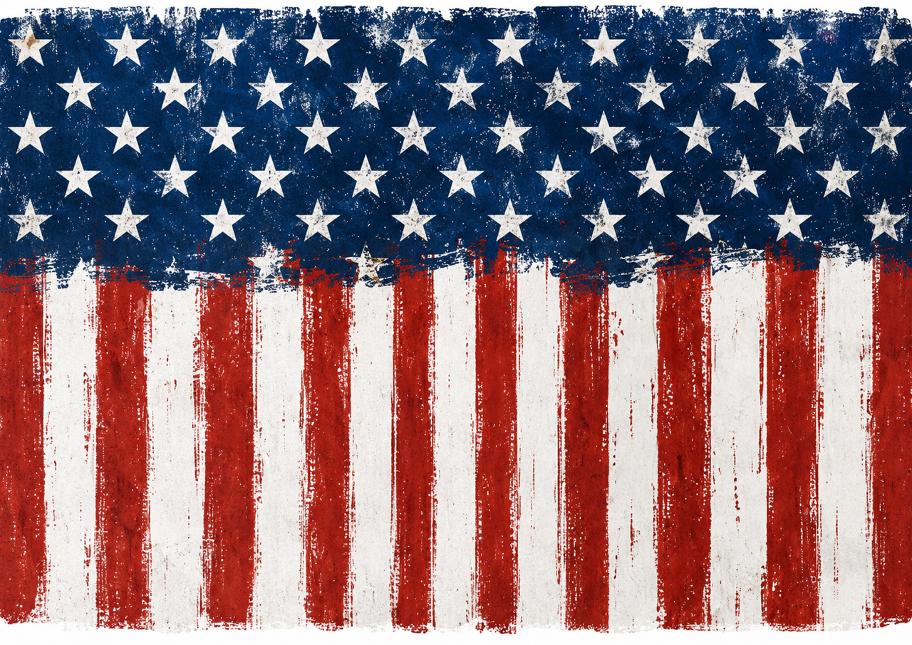 Rustic Distressed American Flag 20oz Skinny Tumbler tumbler product image