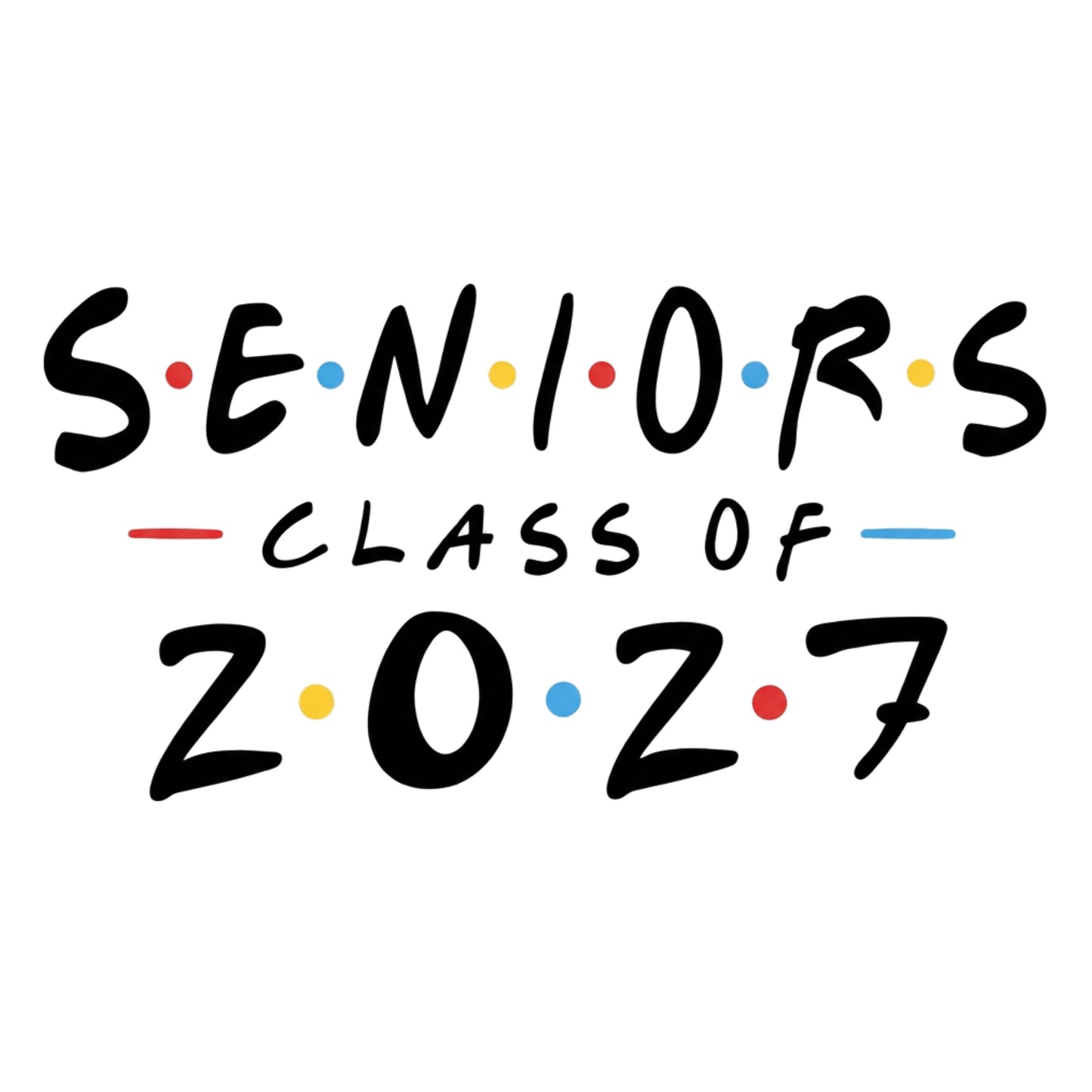 "Seniors Class of 2027" Nostalgic Unisex T-Shirt