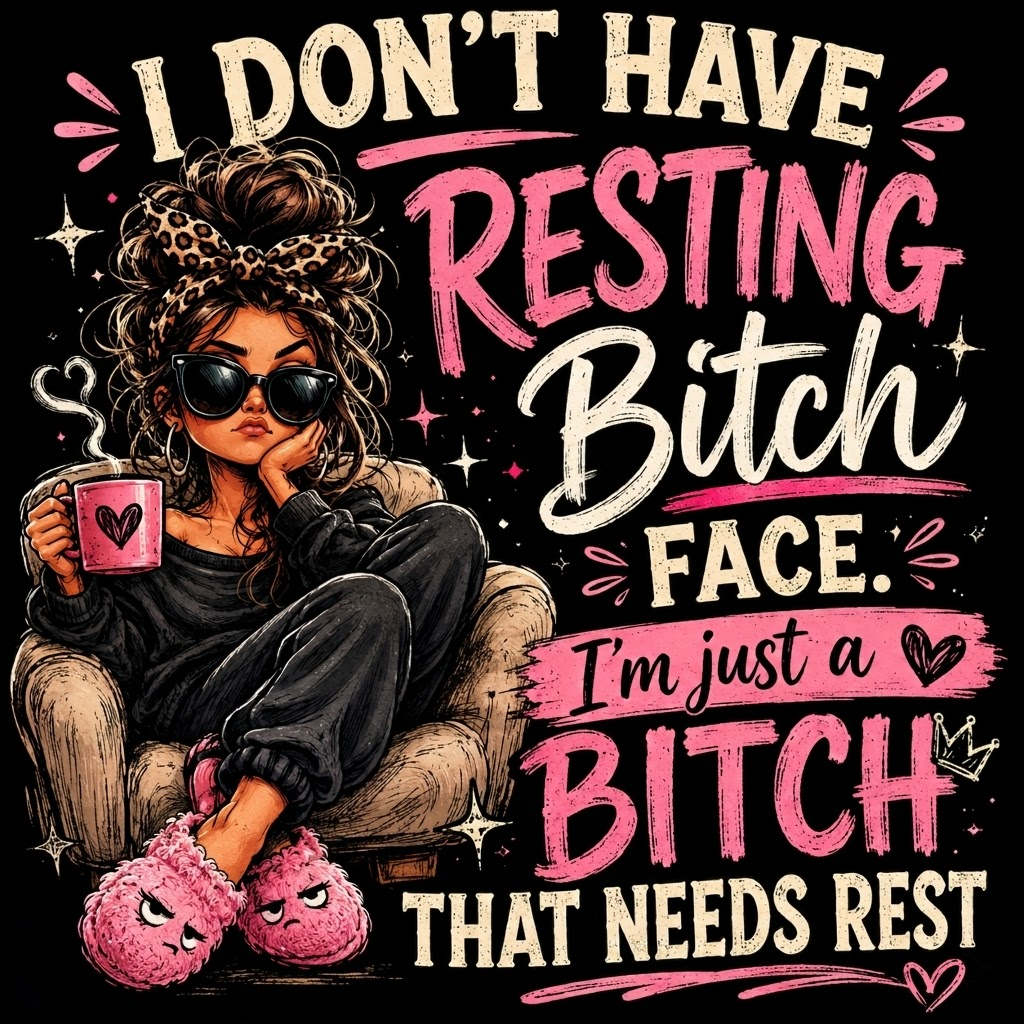 I Don't Have Resting Bitch Face - Unisex T-Shirt