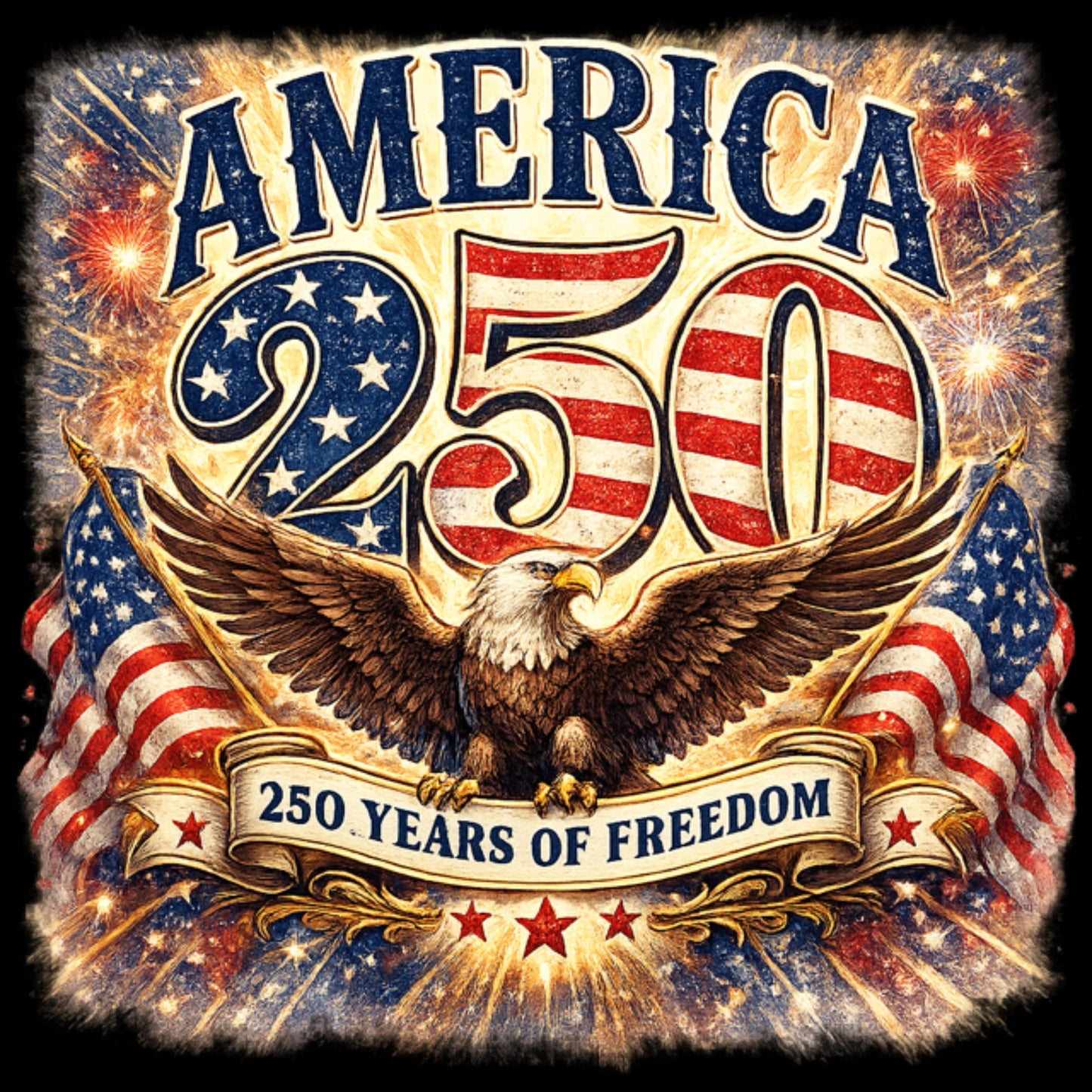 "America 250" Patriotic Unisex T-Shirt