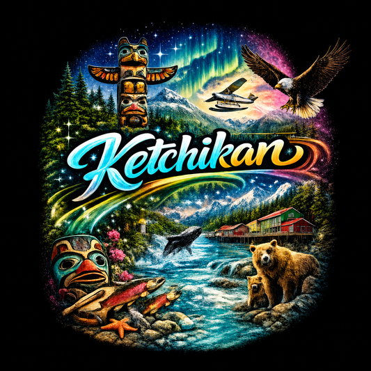 "Ketchikan" Alaskan Beauty Unisex T-Shirt