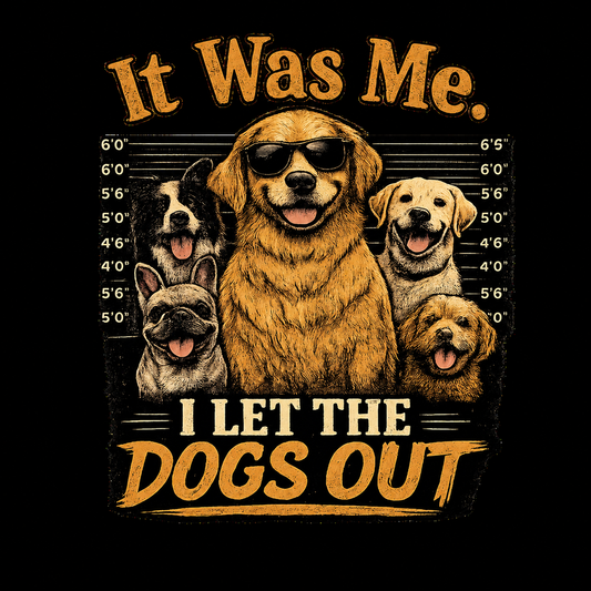 "It Was Me" Dog Lineup Unisex T-Shirt