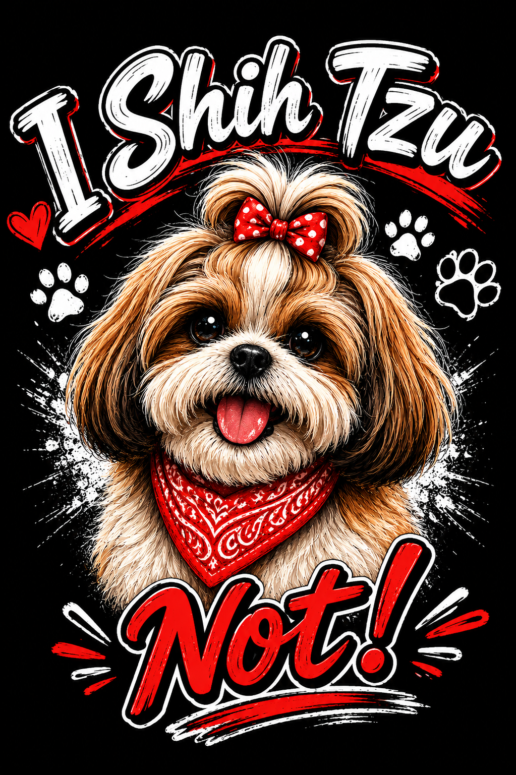 "I Shih Tzu Not!" Unisex T-Shirt