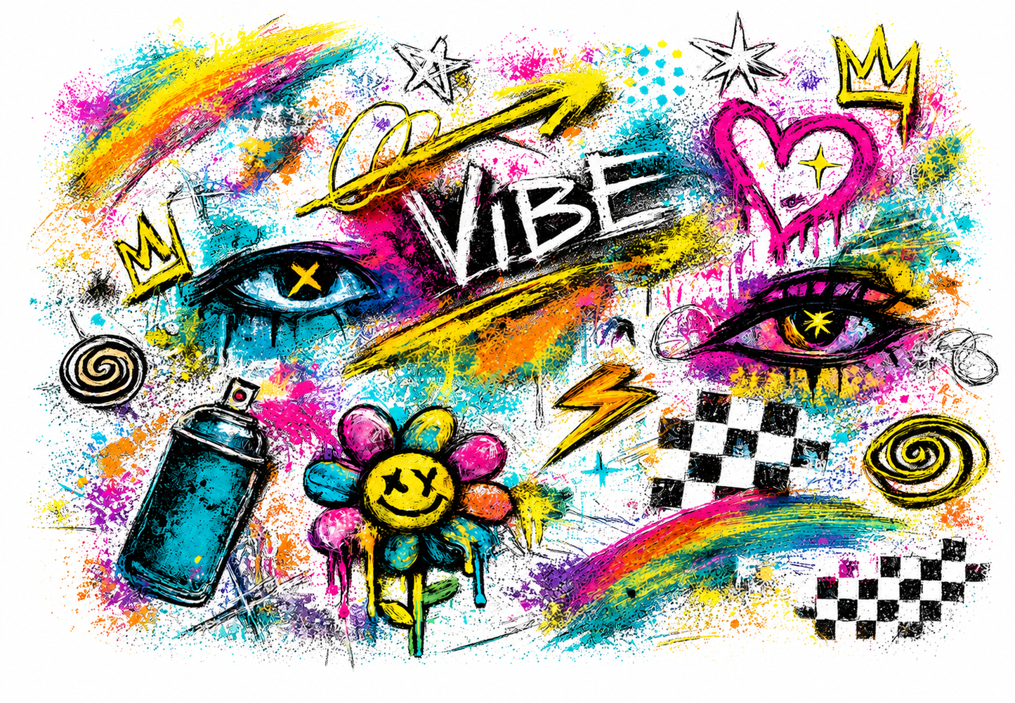 "Vibe" Abstract Unisex T-Shirt