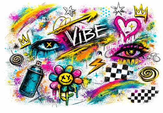 "Vibe" Abstract Unisex T-Shirt