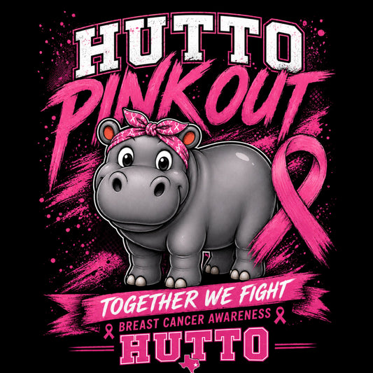 "Hutto Pink Out" Breast Cancer Awareness T-Shirt