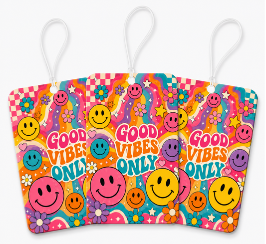 Good Vibes Only Air Freshener (3 Pack) product image - Airfreshener Good Vibes Only