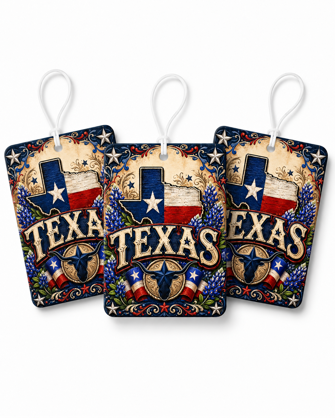 Vintage Texas Pride Air Freshener (3-Pack)