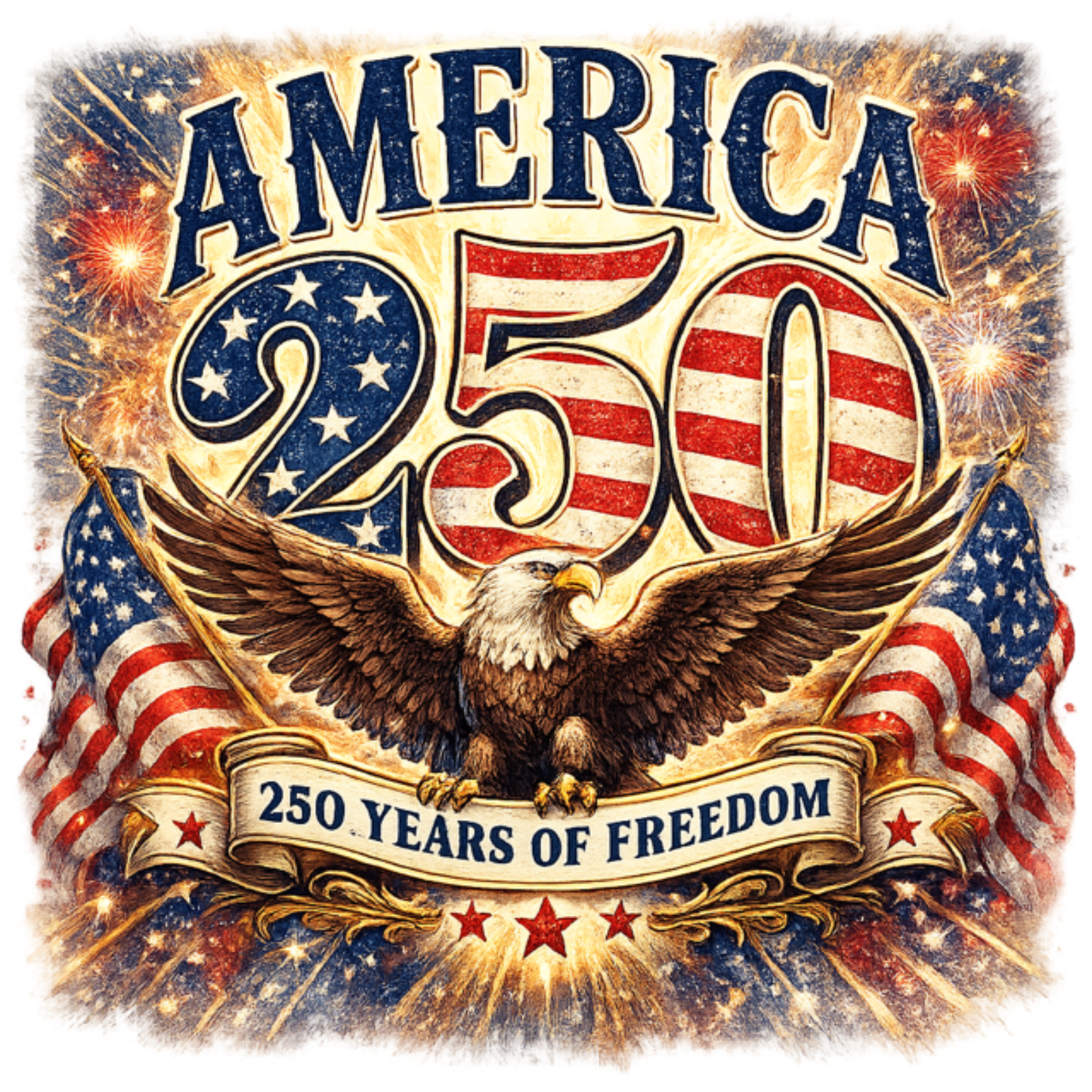 "America 250" Patriotic Unisex T-Shirt