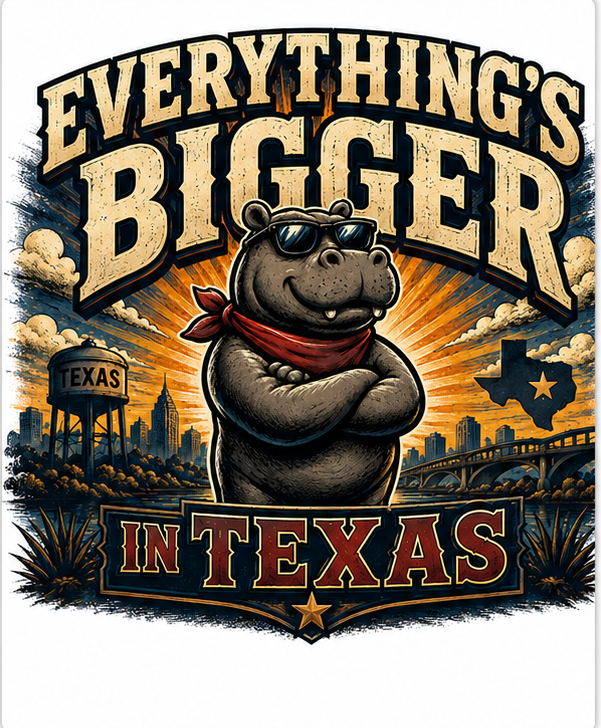 "Everything's Bigger In Texas" Unisex T-Shirt
