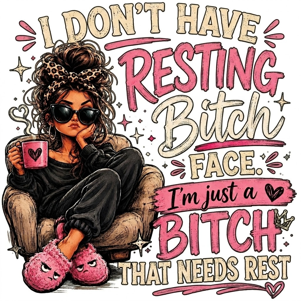 I Don't Have Resting Bitch Face - Unisex T-Shirt