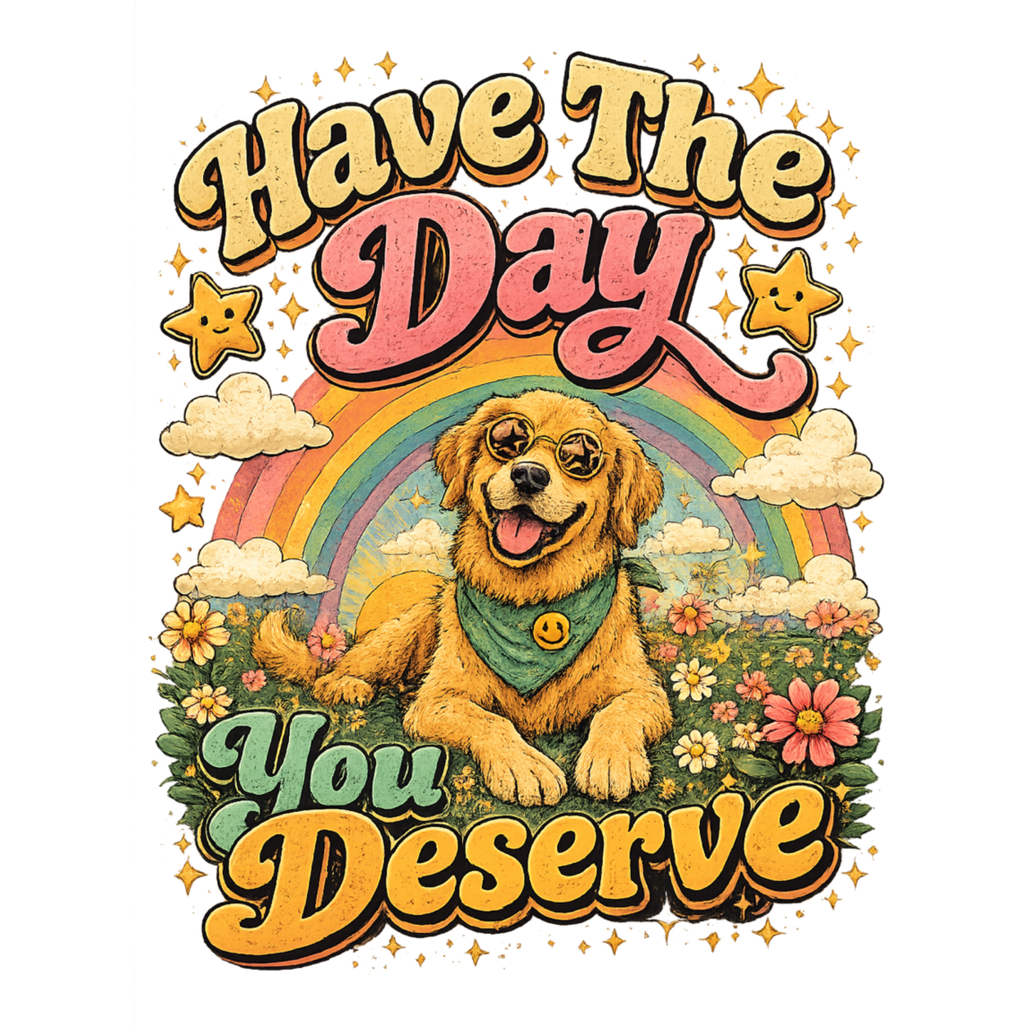 "Have The Day You Deserve" Feel-Good Unisex T-Shirt