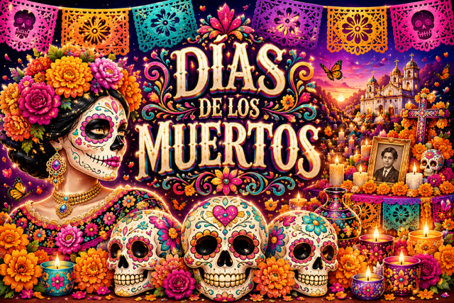 Eternal Remembrance: Días de los Muertos 20oz Skinny Tumbler