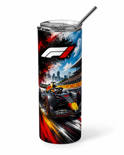 Apex Velocity: Formula 1 Motorsport 20oz Skinny Tumbler