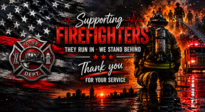 The Thin Red Line: Firefighter Tribute 20oz Skinny Tumbler
