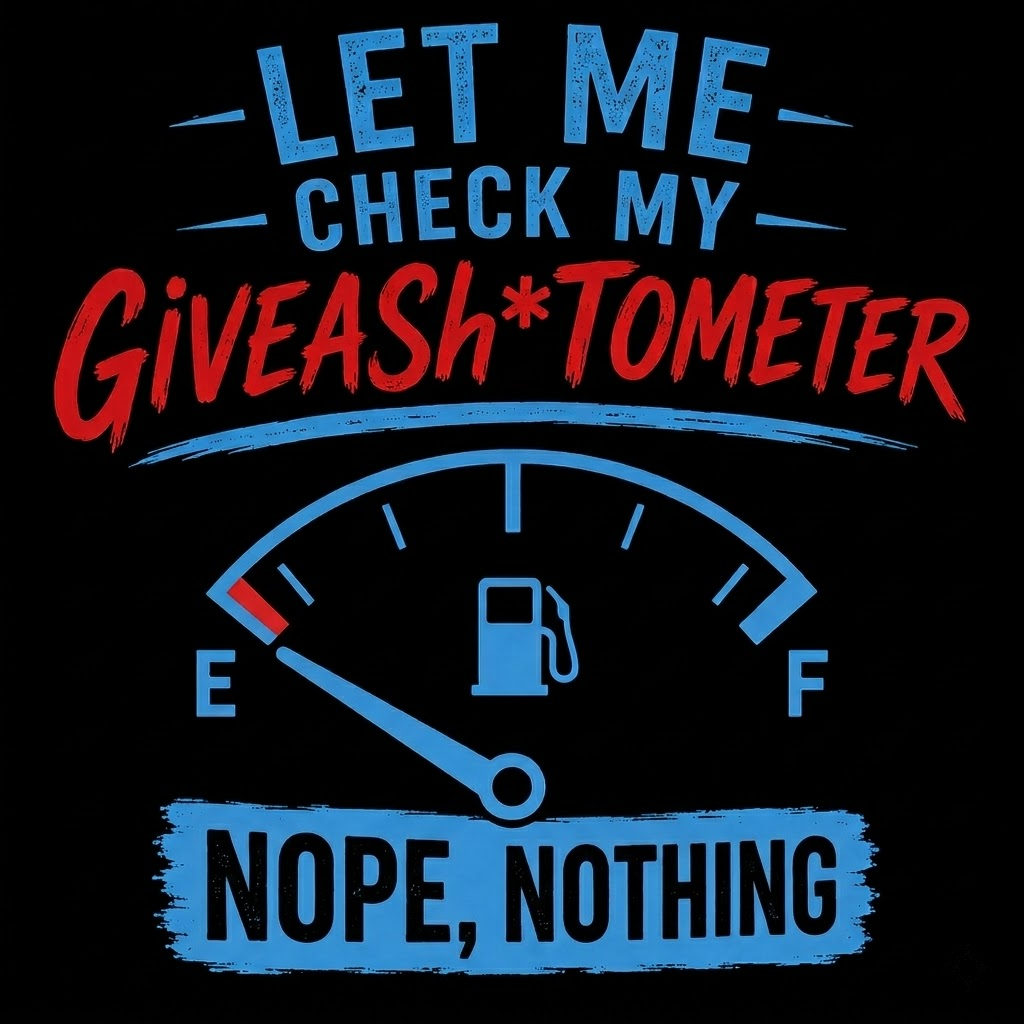 "Giveash*t-Ometer" Unisex T-Shirt