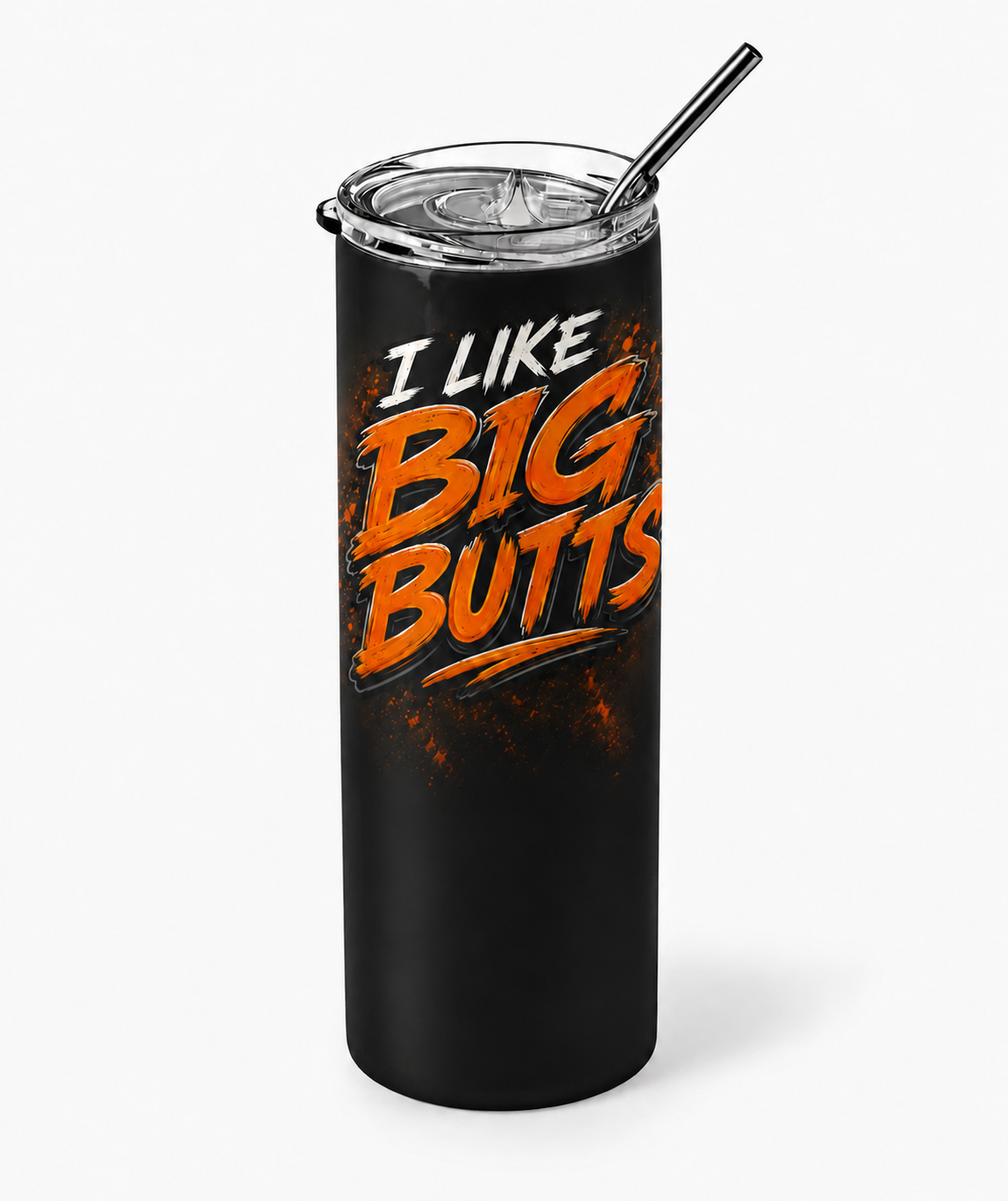 Hippo Nation Pride: "I Like Big Butts" Hutto 20oz Skinny Tumbler
