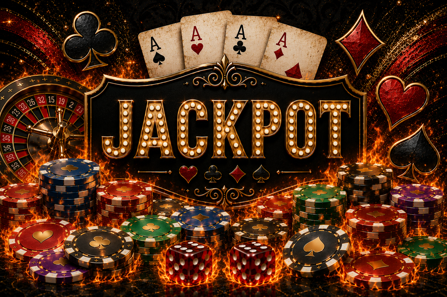 High Roller's Edge: Vegas Jackpot 20oz Skinny Tumbler