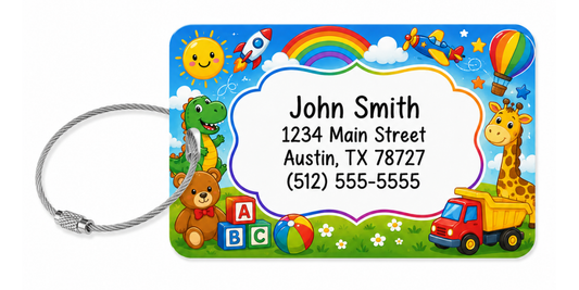Kids Adventure Customized Luggage Tag product image - Luggagetags Kids Adventure Customized