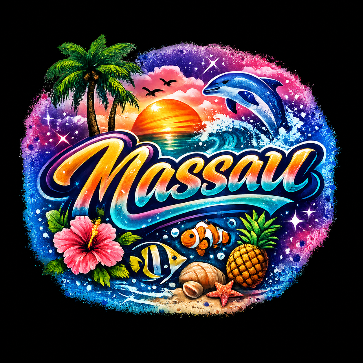 "Nassau" Tropical Paradise Unisex T-Shirt