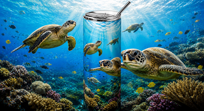 Ocean Majesty: Sea Turtles 20oz Skinny Tumbler
