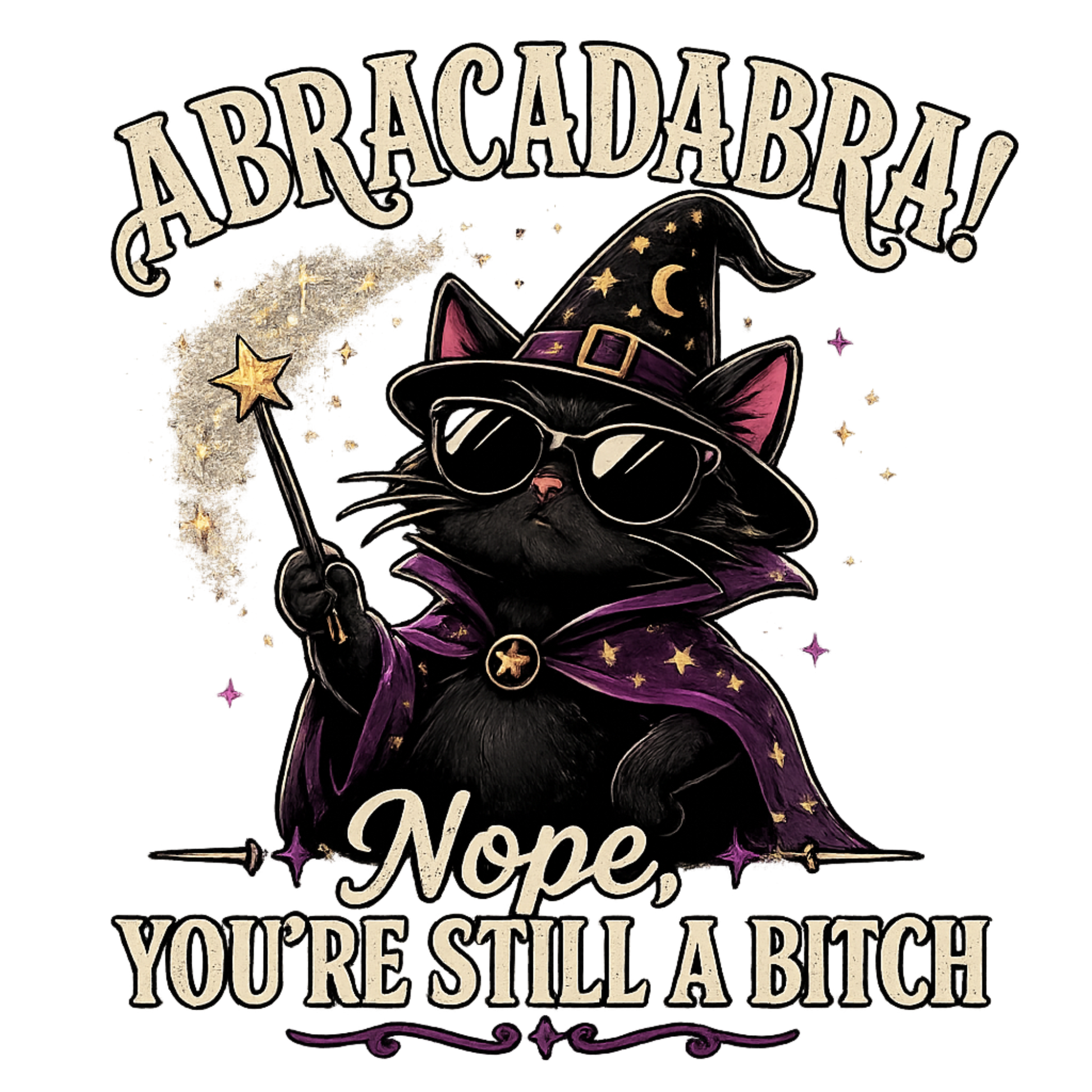 Abracadabra Unisex T Shirt white shirt mockup - Abracadabra 715a 4d2b 9f96