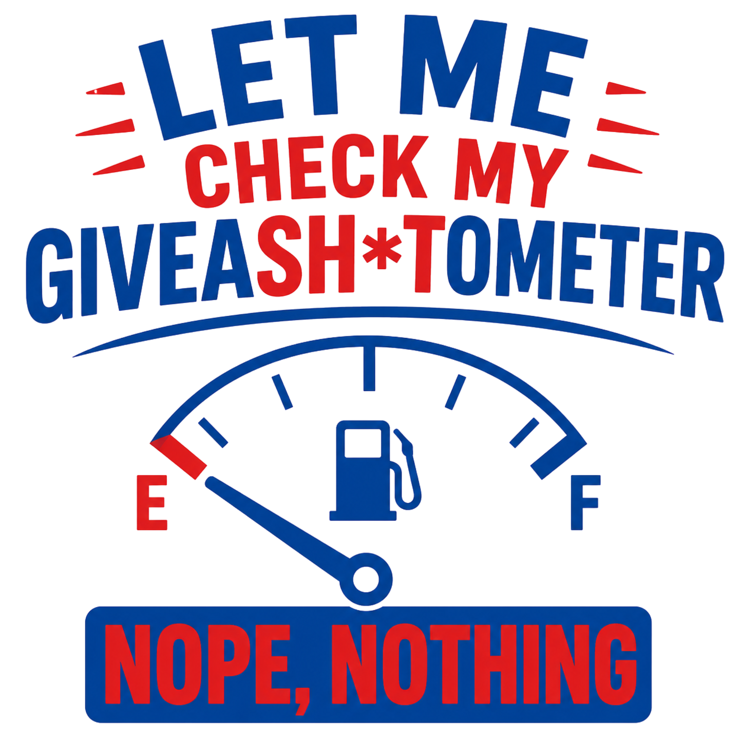 "Giveash*t Ometer" Unisex T Shirt white shirt mockup - Giveasht Ometer