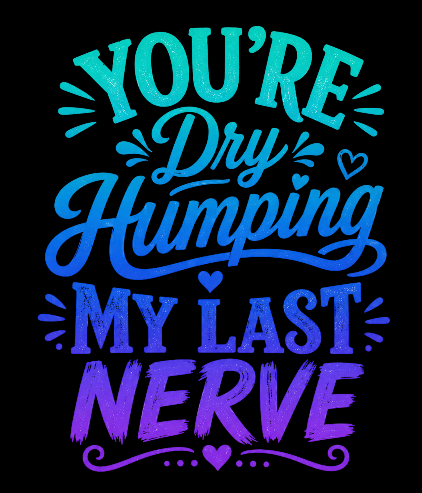 "Last Nerve" Unisex T Shirt black shirt mockup