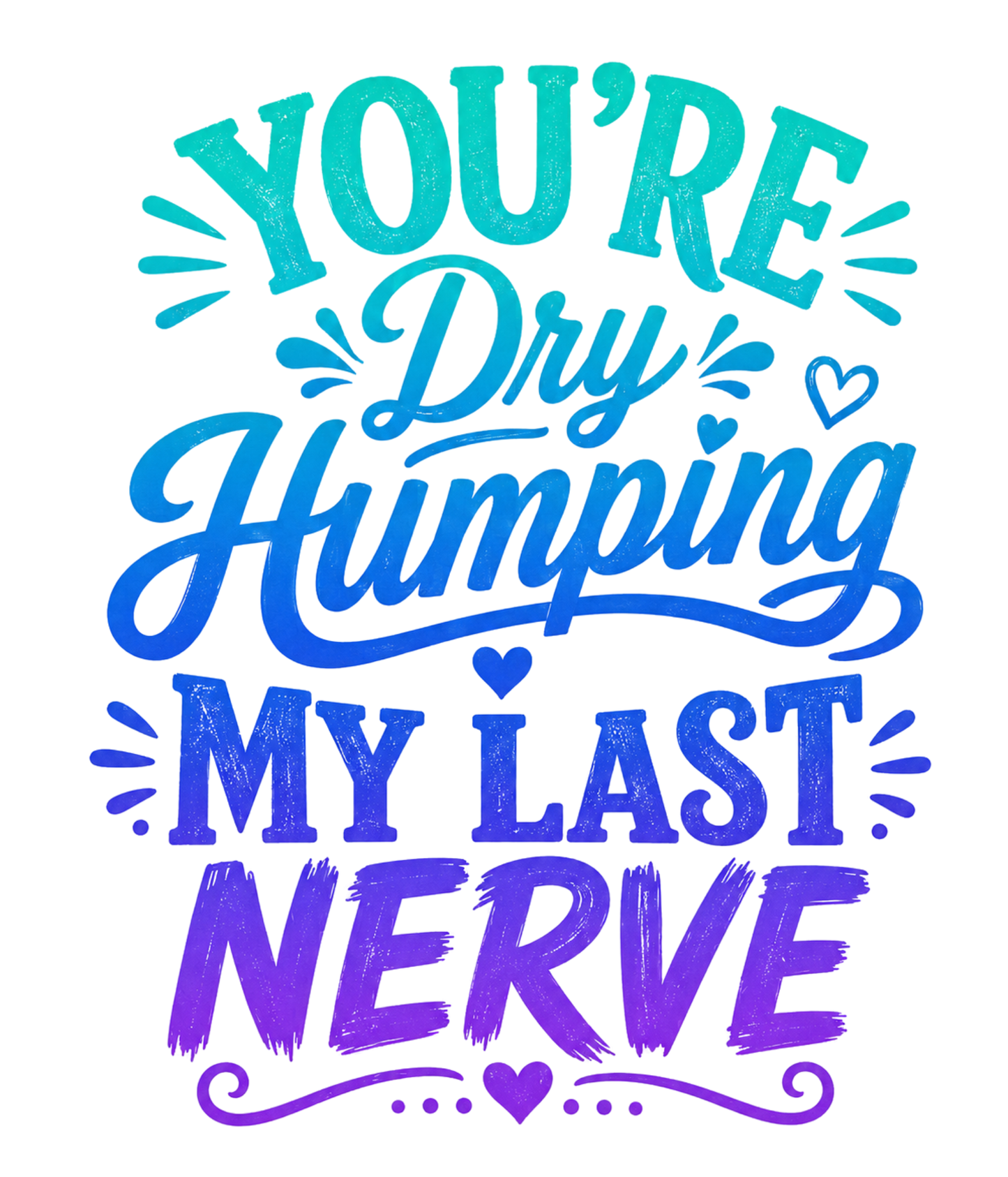 "Last Nerve" Unisex T Shirt white shirt mockup