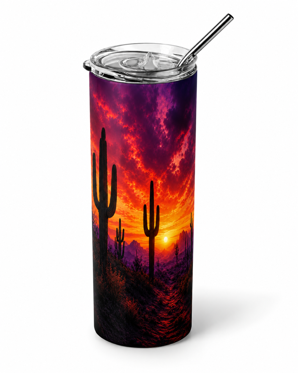 Painted Desert Sunset 20oz Skinny Tumbler tumbler product image