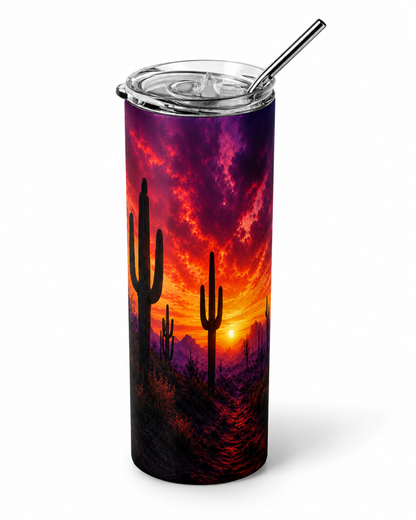 Painted Desert Sunset 20oz Skinny Tumbler tumbler product image