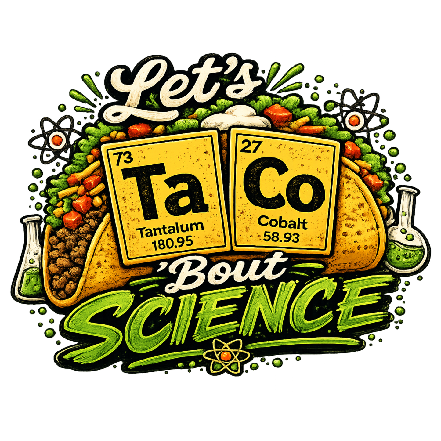 "Let's TaCo 'Bout Science" Unisex T-Shirt