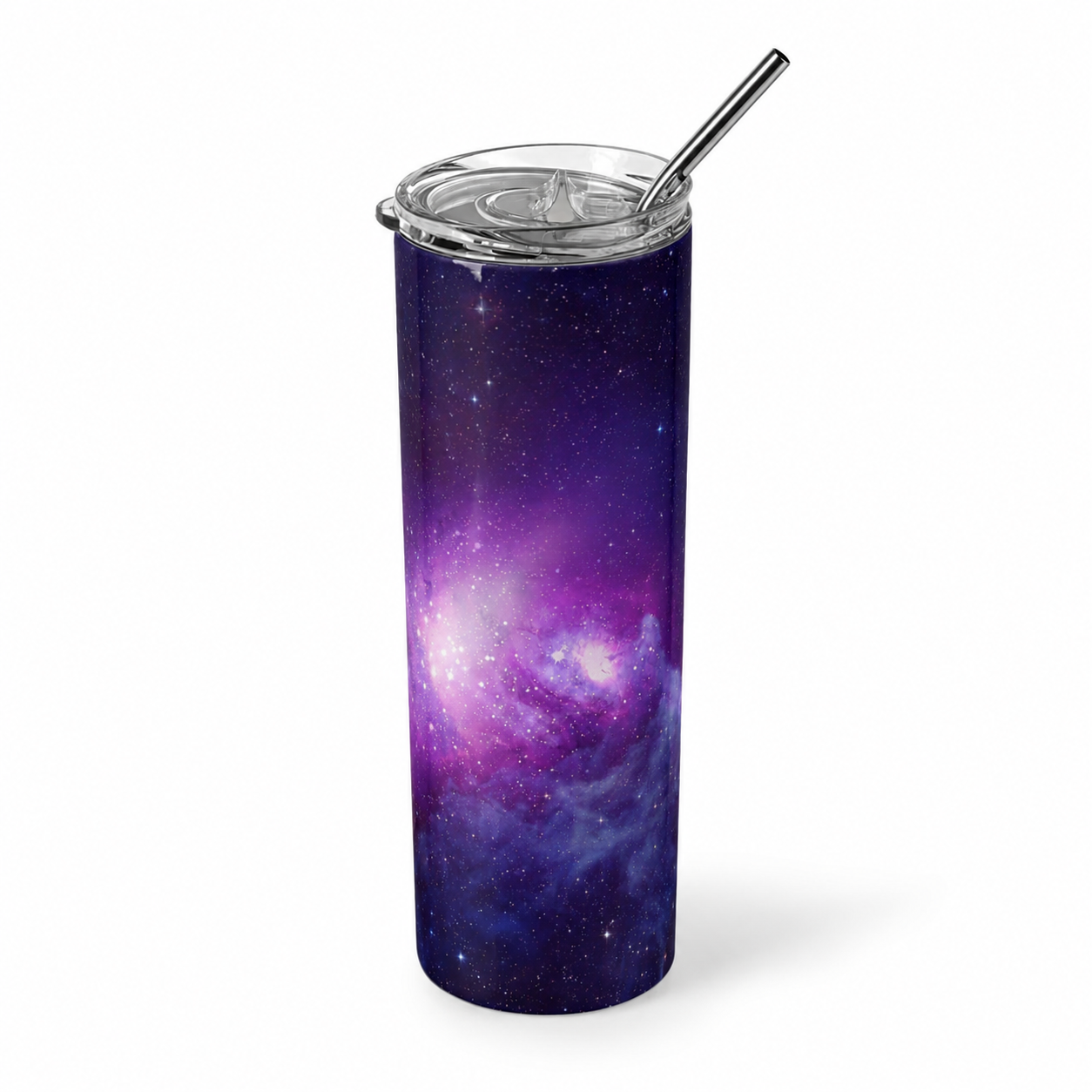 Deep Space Galaxy: Purple Nebula 20oz Skinny Tumbler