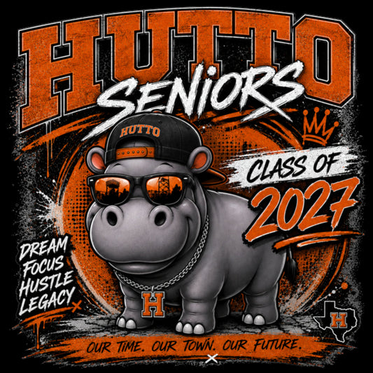 "Hutto Seniors Class of 2027" Spirit T-Shirt