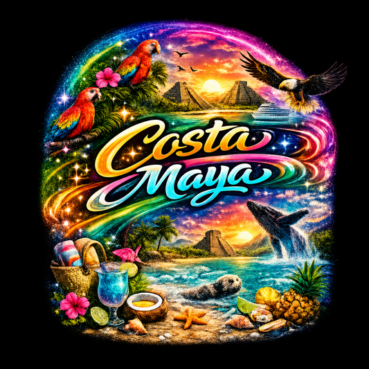 "Costa Maya" Tropical Paradise Unisex T-Shirt