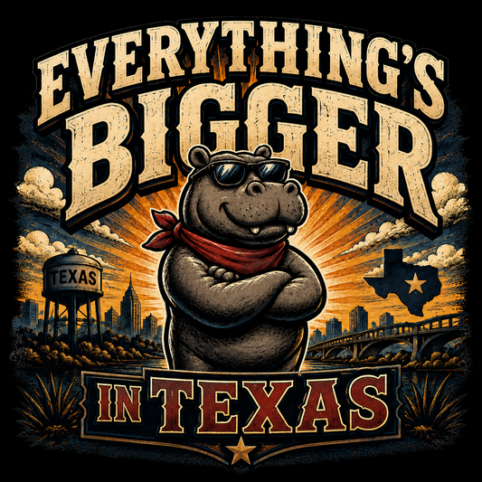 "Everything's Bigger In Texas" Unisex T-Shirt