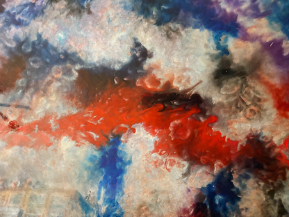 Cosmic Nebula: Abstract Nebula Art 20oz Skinny Tumbler