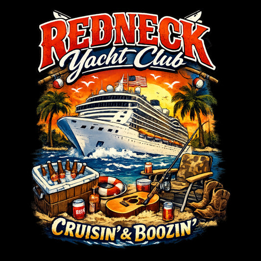 "Redneck Yacht Club" Graphic T-Shirt
