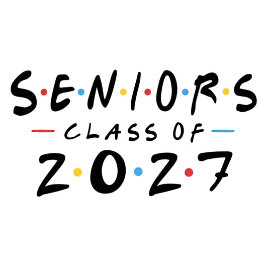"Seniors Class of 2027" Nostalgic Unisex T-Shirt