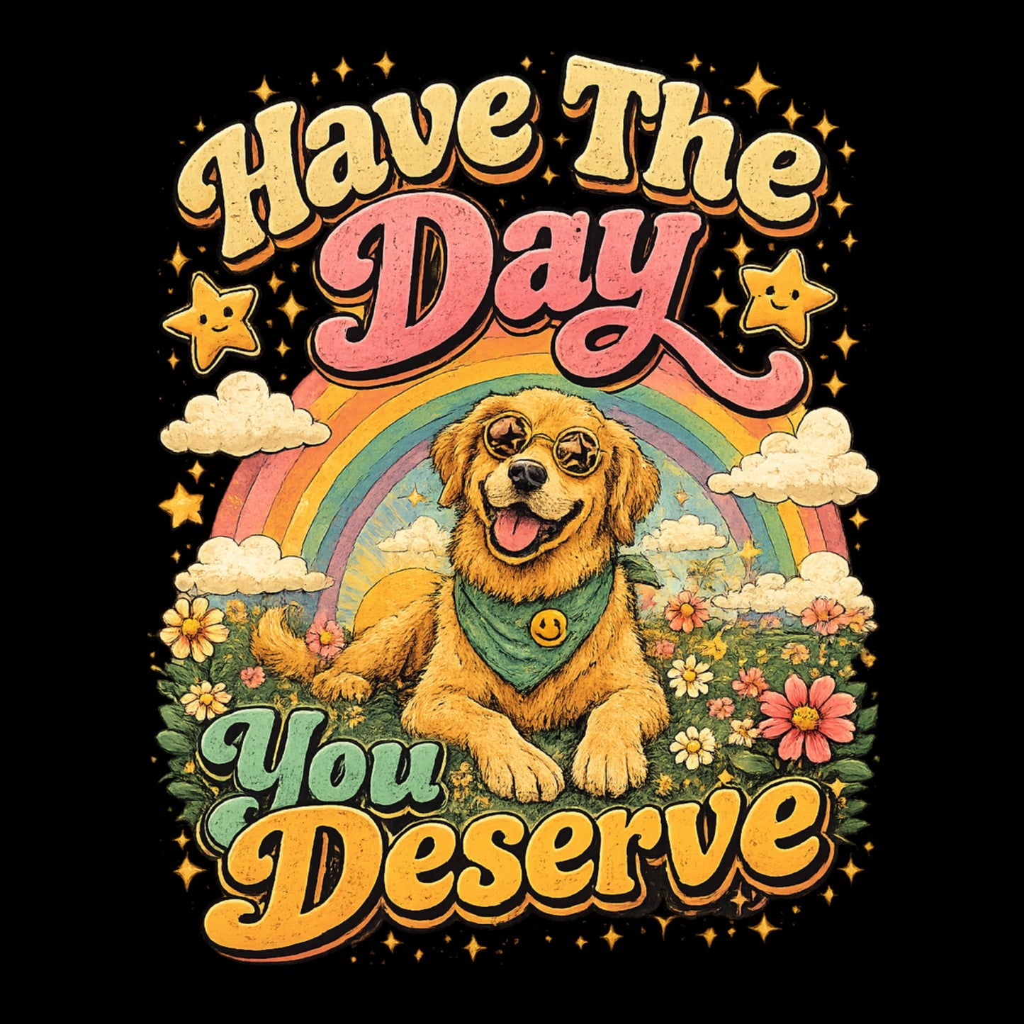 "Have The Day You Deserve" Feel-Good Unisex T-Shirt