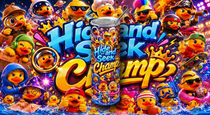 Hide and Seek Champ: Ultimate Cruising Duck 20oz Skinny Tumbler